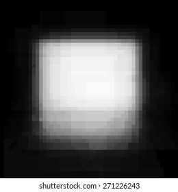 vignette pixel grunge vector white stain on black