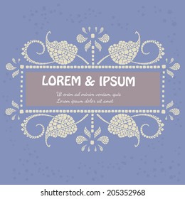 vignette in the style of mosaics