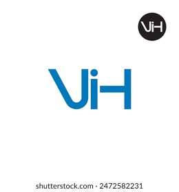 VIH Logo Letter Monogram Design