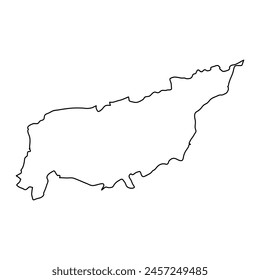 Vihiga County map, administrative division of Kenya. Vector illustration.