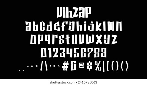 Vihzap playful display typeface. Heavy stroke, fun character with a bit of ligatures. To give you an extra creative work. Vihzap playful display typeface support multilingual more than 100+ language.