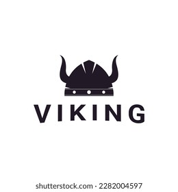 Viking Armor Helmet Warrior Knight Logo Design