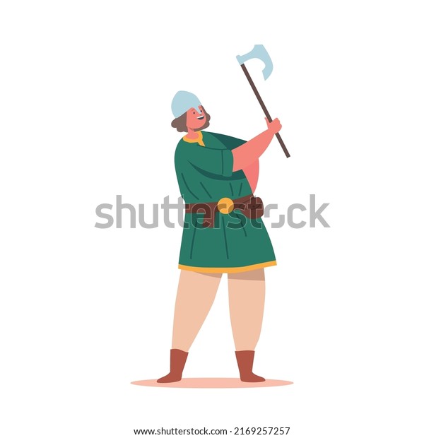 Viking Boy Personage Nordic Legends Scandinavian Stock Vector (Royalty ...