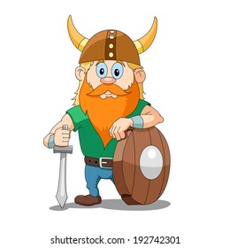 Viking cartoon character