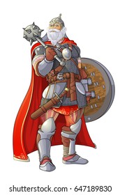 Viking with a club