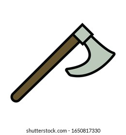viking color icon flat ax