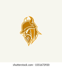 Viking Construction Industry Mascot Logo