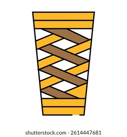 viking cup line icon vector. viking cup sign. isolated symbol illustration