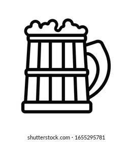 viking design icon line mug