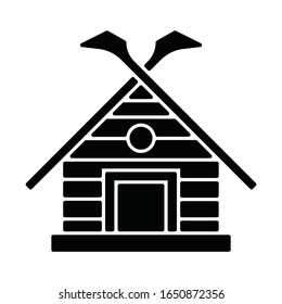 viking design icon simple house