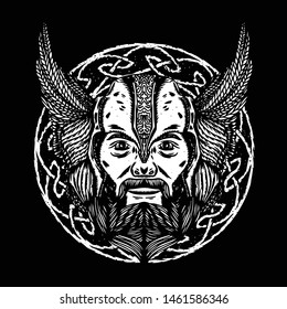viking design vector tshirt logo symbol illustration vintage