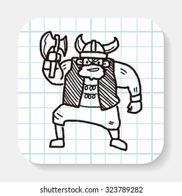 viking doodle