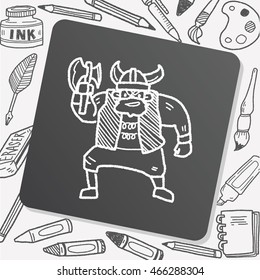 viking doodle
