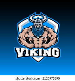 The Viking E-Sport Logo Mascot