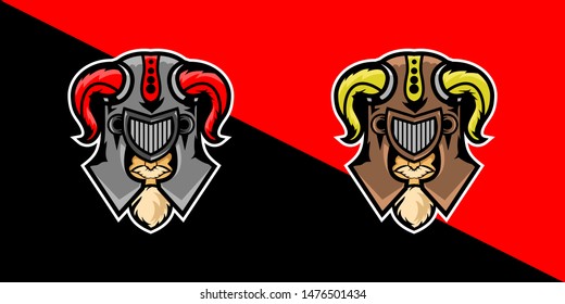 Viking esport logo, vector design, esport logos, vector eps 10.