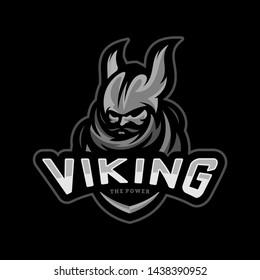 Viking eSports Logo Design Vector. Viking Mascot Gaming Logo Concepts.