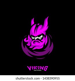 Viking eSports Logo Design Vector. Viking Mascot Gaming Logo Concepts.