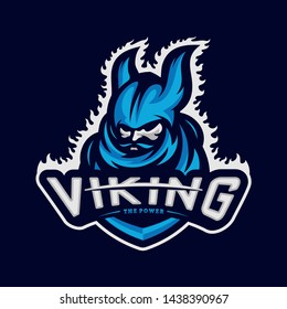 Viking eSports Logo Design Vector. Viking Mascot Gaming Logo Concepts.
