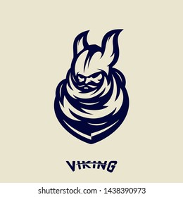 Viking eSports Logo Design Vector. Viking Mascot Gaming Logo Concepts.