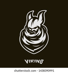Viking eSports Logo Design Vector. Viking Mascot Gaming Logo Concepts.