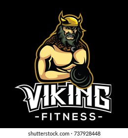 Viking Fitness Logo Vector