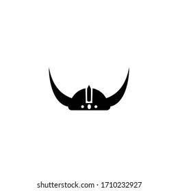 Viking hat with two horns on either side.