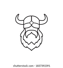 logotipo de la cabeza de vicio y vector de símbolo