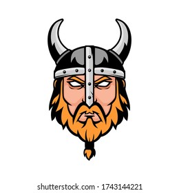 Viking Head Logo Template, vector illustration Eps10