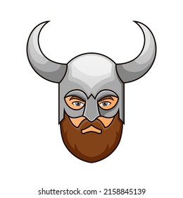 Viking Head Mascot Illustration Premium Logo Stock Vector (Royalty Free ...