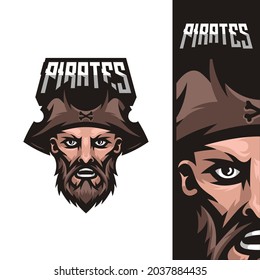 Viking Head Mascot Logo Design