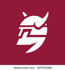 Viking head sign