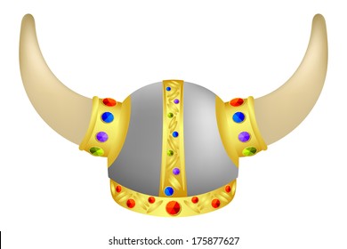 Viking Helm with gems