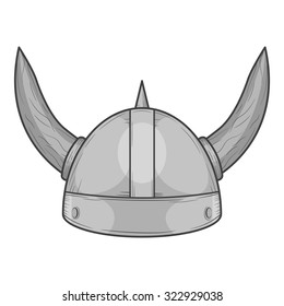 Viking Helmet Stock Illustration 163710500