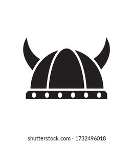 Viking helmet Illustration vector simple design