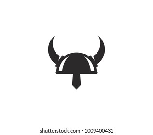 Viking helmet logo