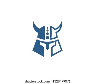 Viking helmet logo 
