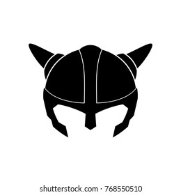 Viking Helmet Logo Basic Vector