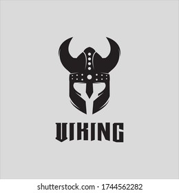 Plantilla vectorial de diseño del logotipo del casco de visión