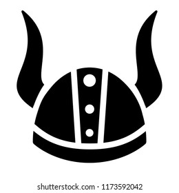 Viking Icon. Fighter Symbol. Applied for Design, Presentation, Website or Apps Elements - Vector.