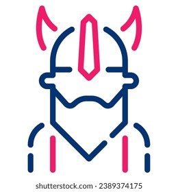 Viking icon illustration for UIUX, infographic, etc