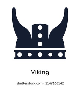 Viking icon vector isolated on white background for your web and mobile app design, Viking logo concept