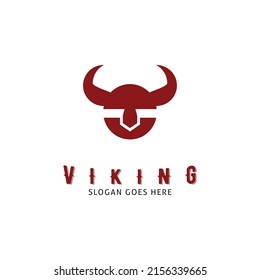 Viking Icon Vector Logo Template Illustration Design