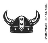 Viking Illustration Clip Art Design Shape. Norse Silhouette Icon Vector.