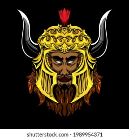 viking illustration. design vector. design template art.