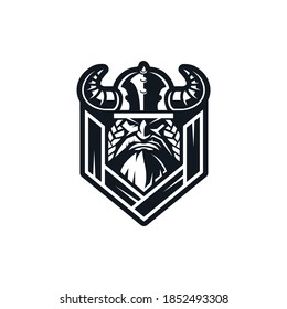 Viking Letter V / U Concept Logo Design