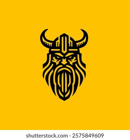 Viking Logo Design elegant and simple