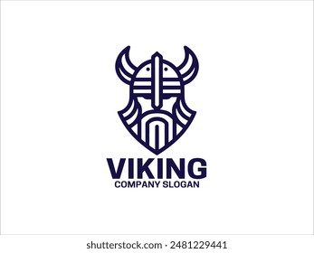 
Viking Logo Design Symbol Symbol Vektorgrafik Vorlage. Human Viking Logo Design Vektorillustration.