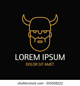Viking logo. Icon