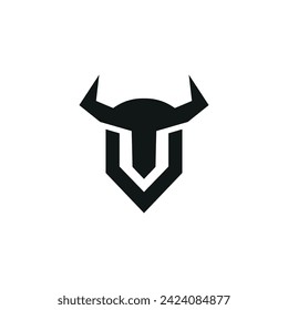viking logo icon vector illustration