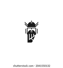 logotipo de vigilia simple y limpio